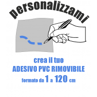 Adesivo PVC rimovibile - 7 anni